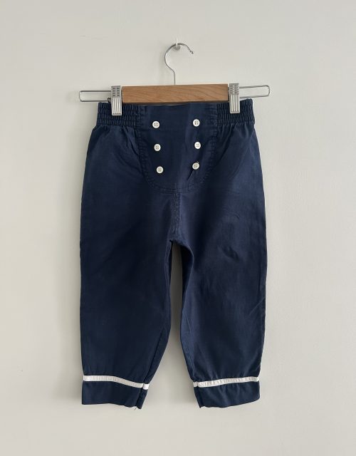 Blue cotton pants