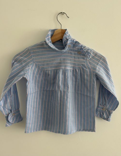 Blue striped blouse