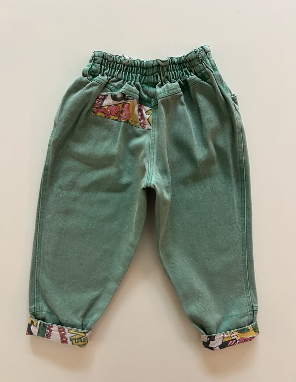 Baggy green jeans - Afbeelding 2