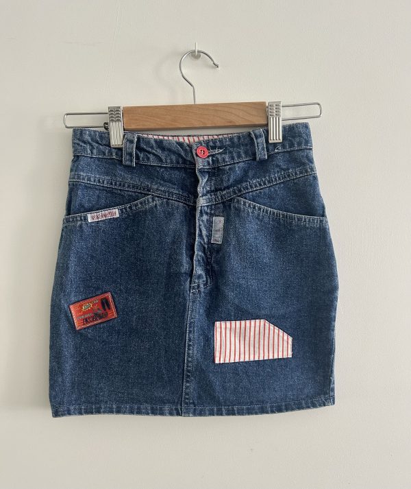 80s denim skirt