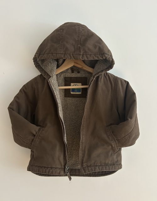 Brown sherpa jacket