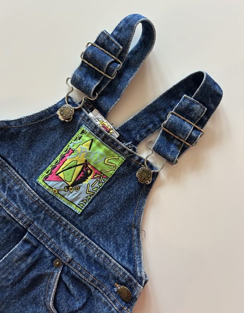 Dark denim overall