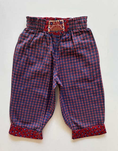 Deadstock checked pants - size 86