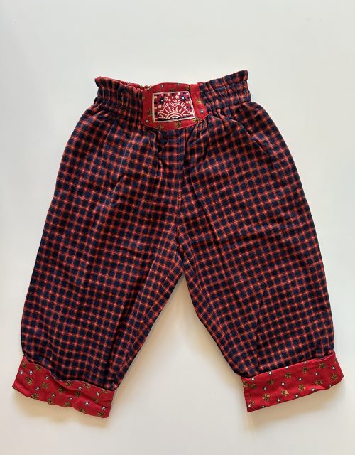 Deadstock checked pants - size 80