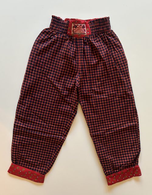 Deadstock checked pants - size 116
