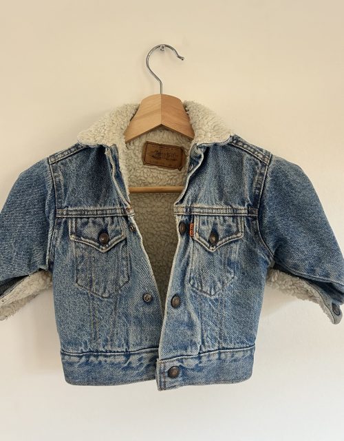 Levis denim sherpa jacket