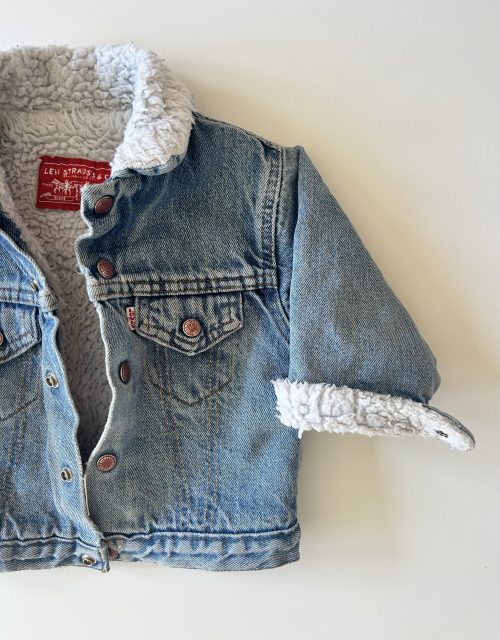 Levis denim sherpa jacket