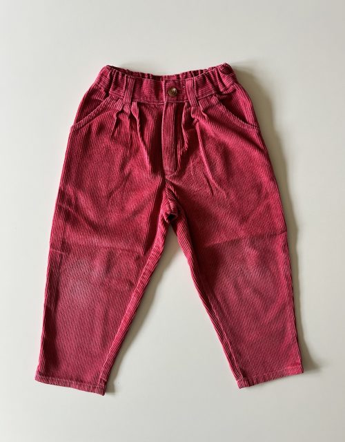 Pink corduroy pants