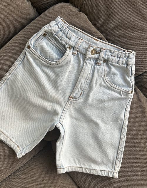 Light denim short