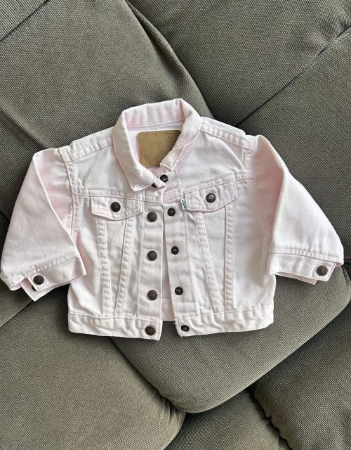 Levi’s pink denim jacket