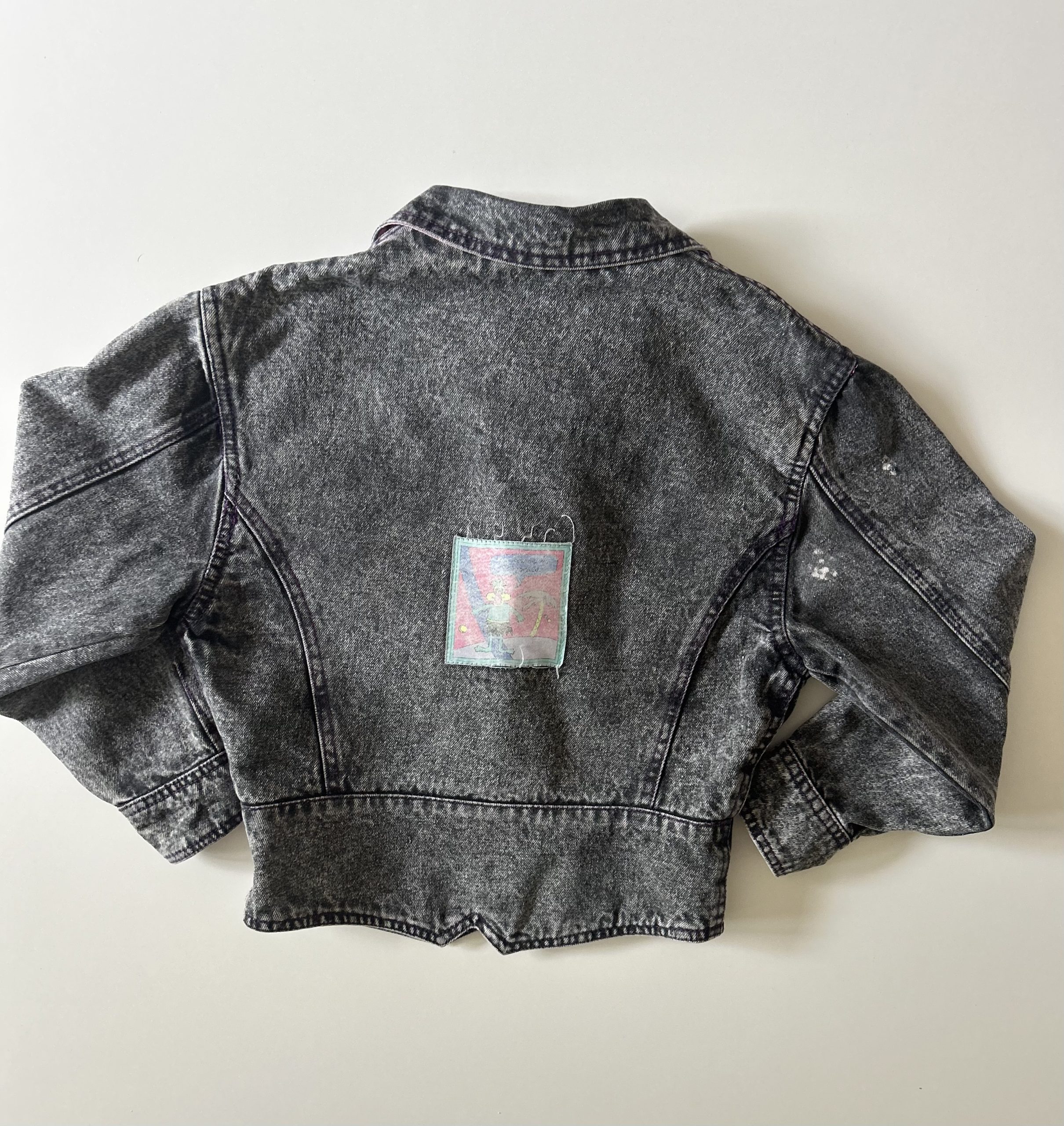 Girlie acid denim jacket - Afbeelding 2