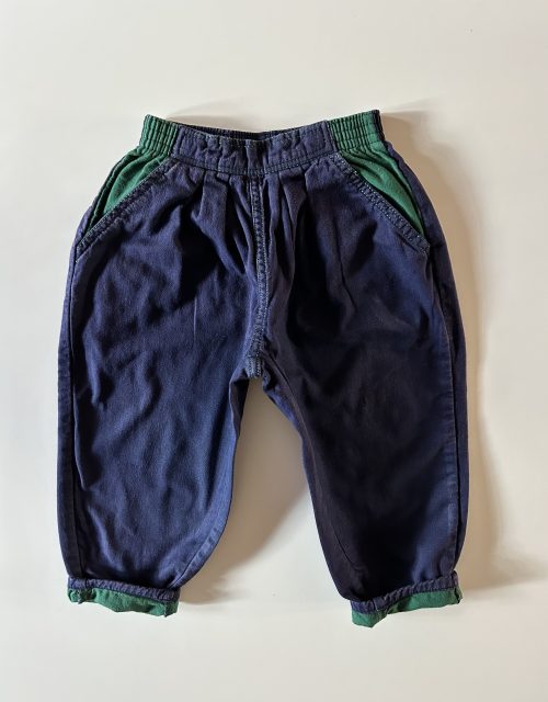 Blue padded pants
