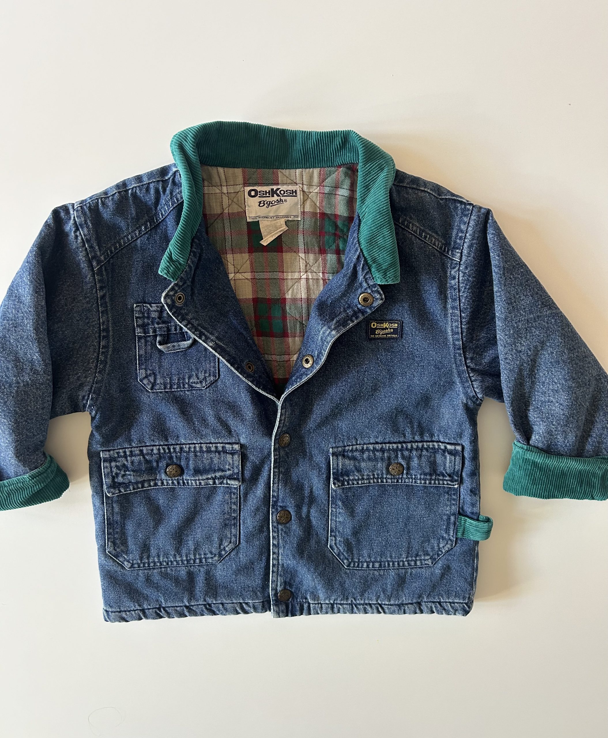 Oshkosh lined denim jacket